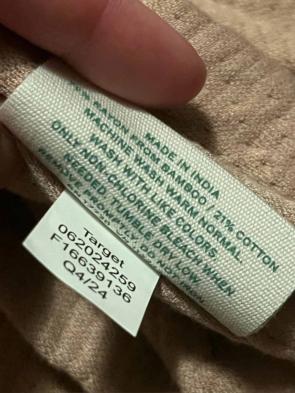 Casaluna ~ Blissful Blanket - Adobe Clay~ Bamboo & Cotton ~ Queen ~ NWOT